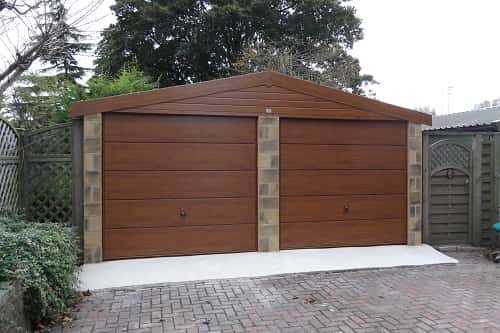 Double Apex Roof Garage