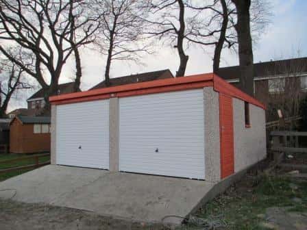 Pent Roof Garage
