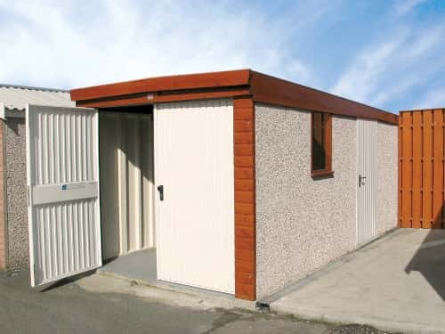 Pent Roof Garage