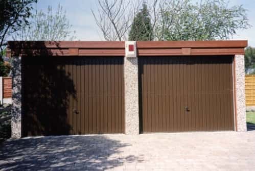 Double Pent Roof Garage
